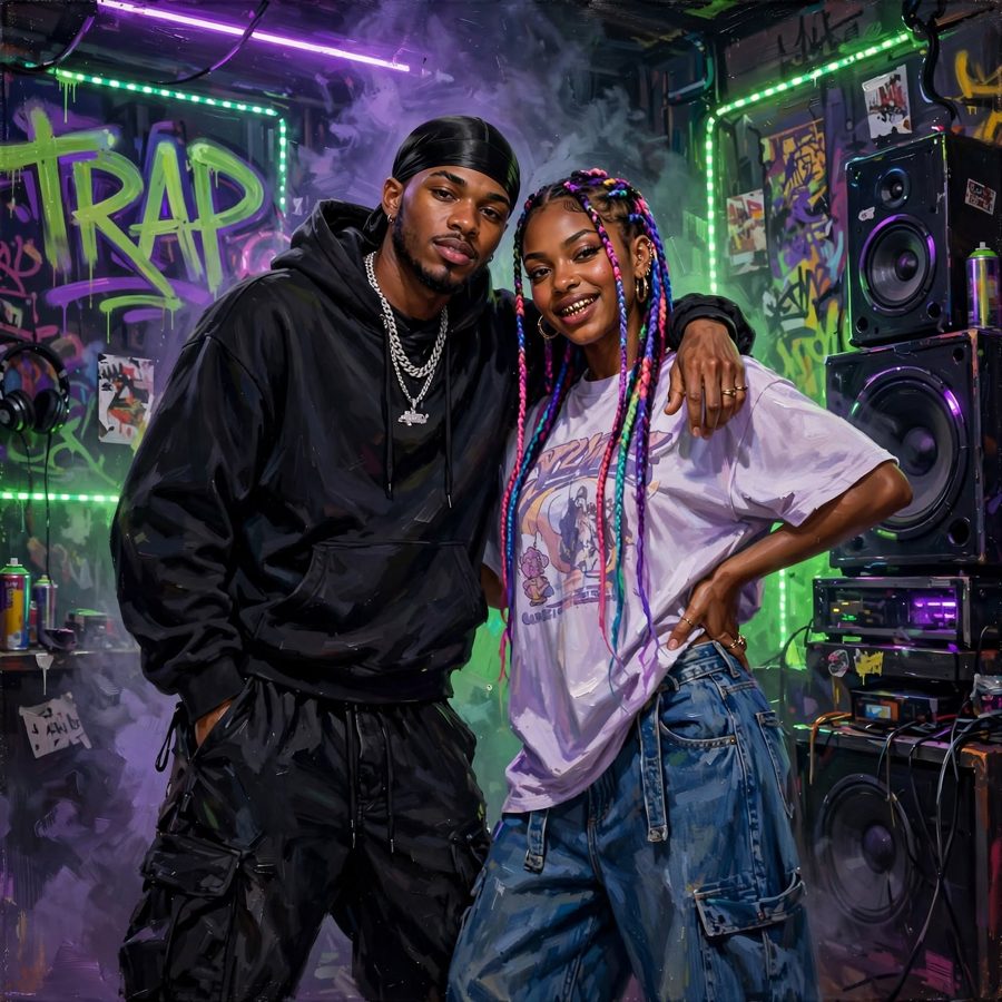 Trap playlist cover